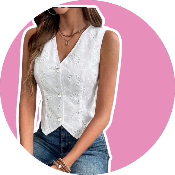 New! Trendy  Vest - Chic & Creative Style Size xl - Picture 3 of 7